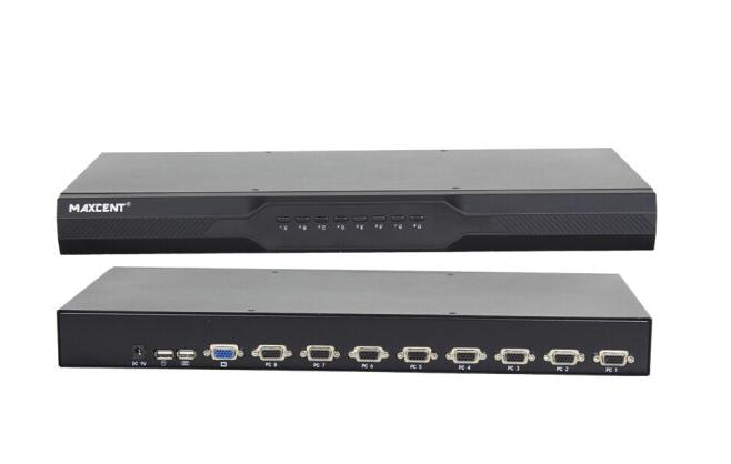 麦森特kvm切换器8口16口32口网口cat5机架式IP远程数字 VGA 8口 MS-1008U